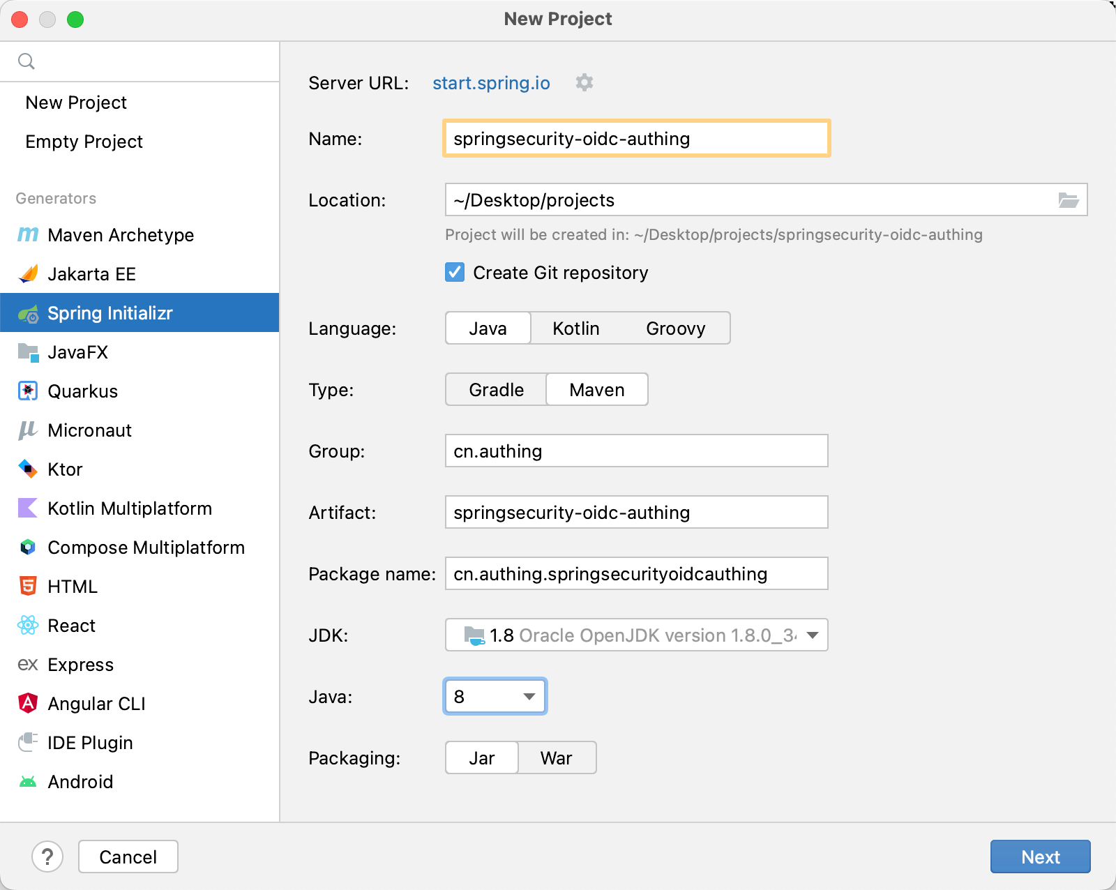 Spring Security 5 Integrated GenAuth OIDC Single Sign on Guide 